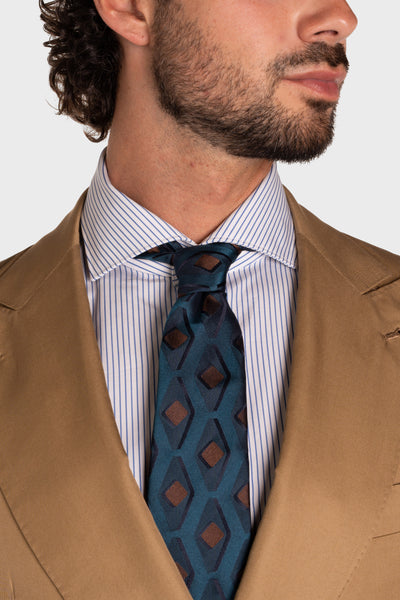 Camicia A Righe Popeline