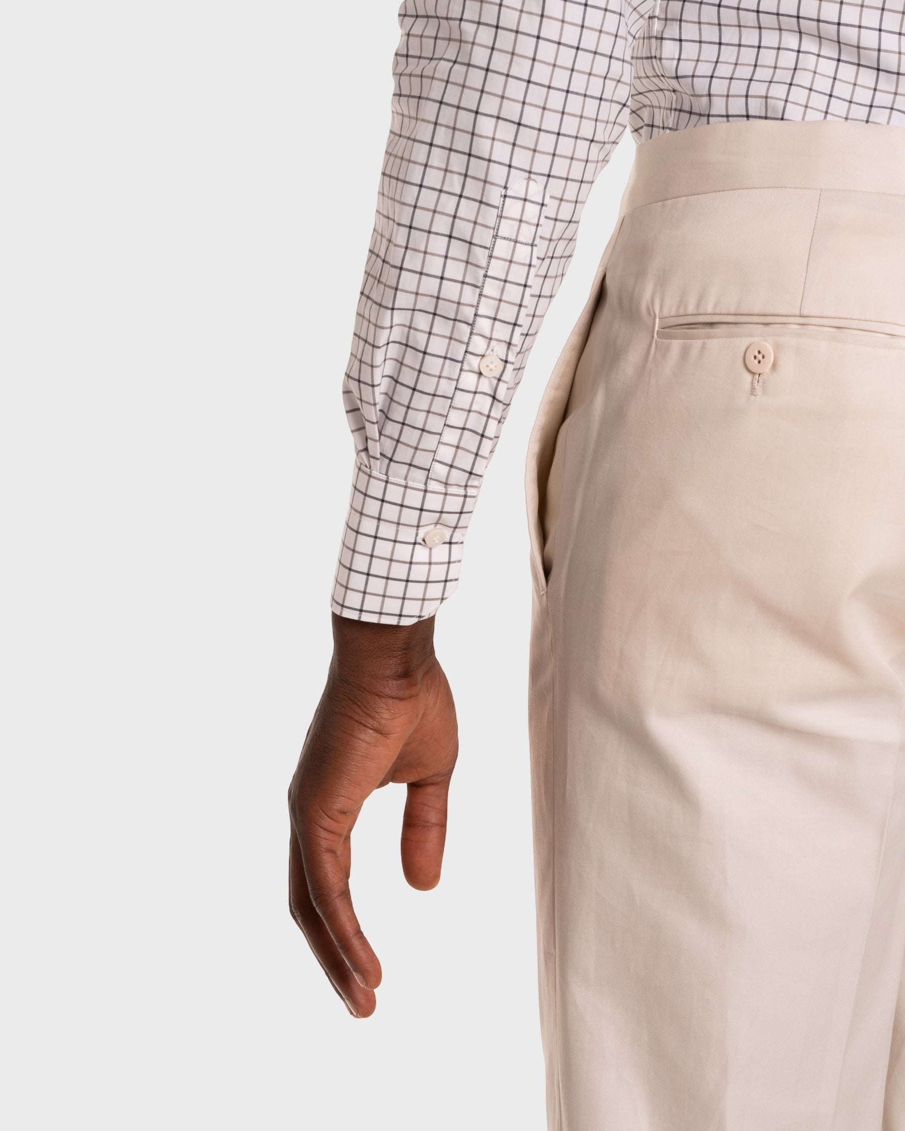 Camicia A Quadri Signature Popeline