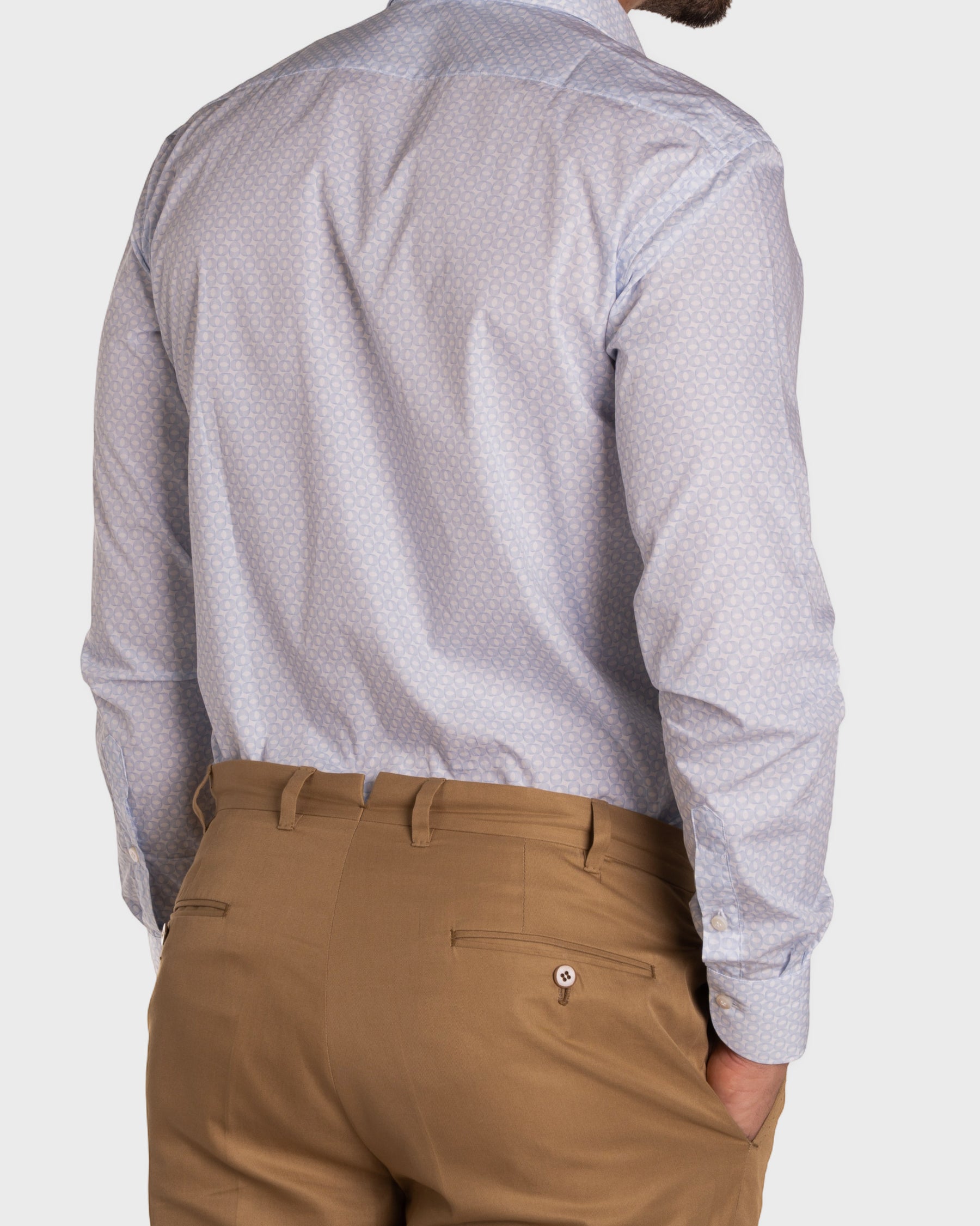 Camicia Stampa Optical Popeline