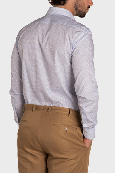 Camicia Stampa Optical Popeline