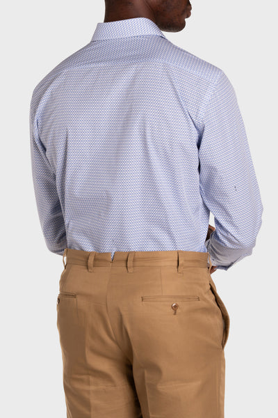 Camicia Stampa Optical Popeline