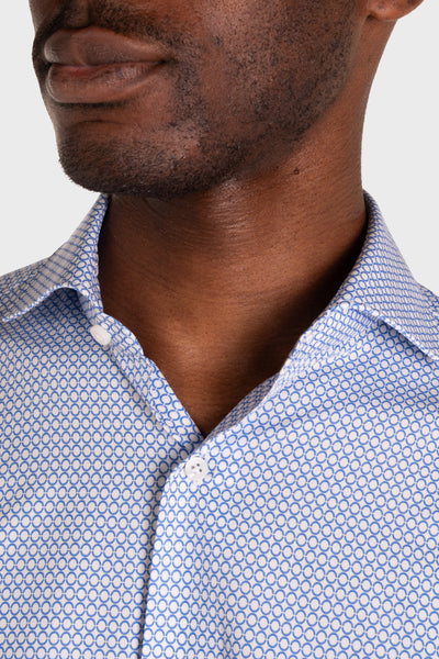 Camicia Stampa Optical Popeline