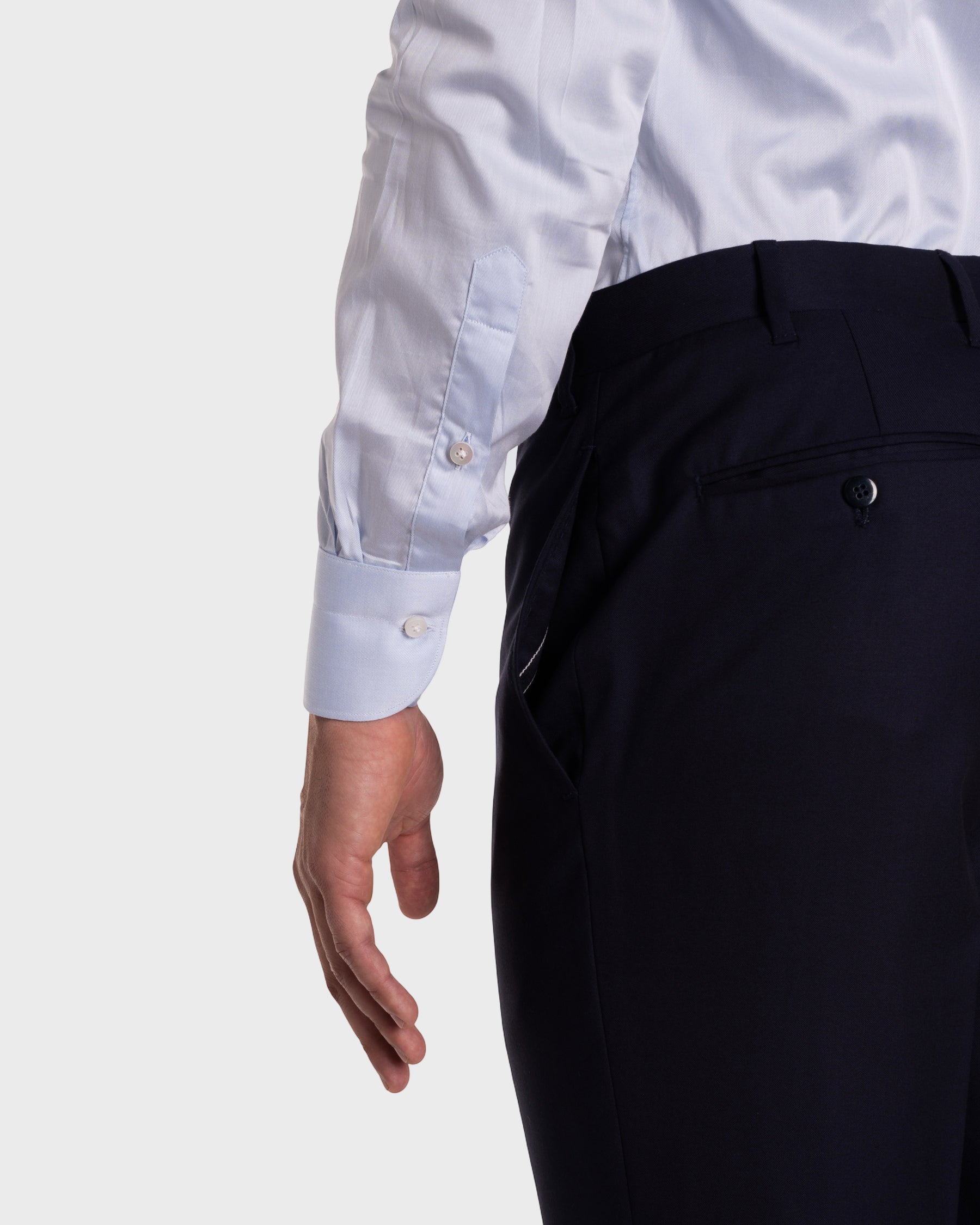 Camicia Azzurro Chiaro Twill