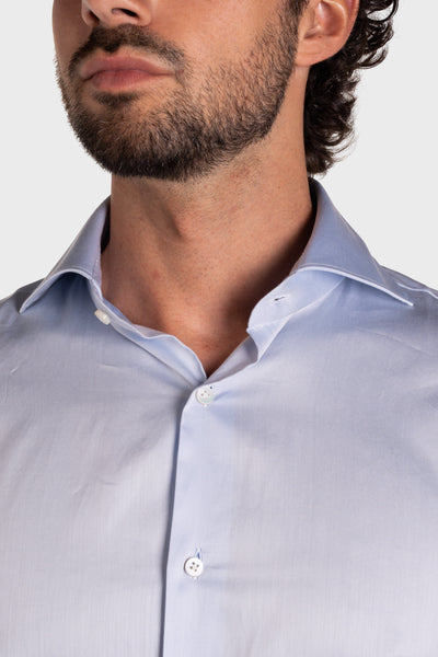 Camicia Azzurro Chiaro Twill