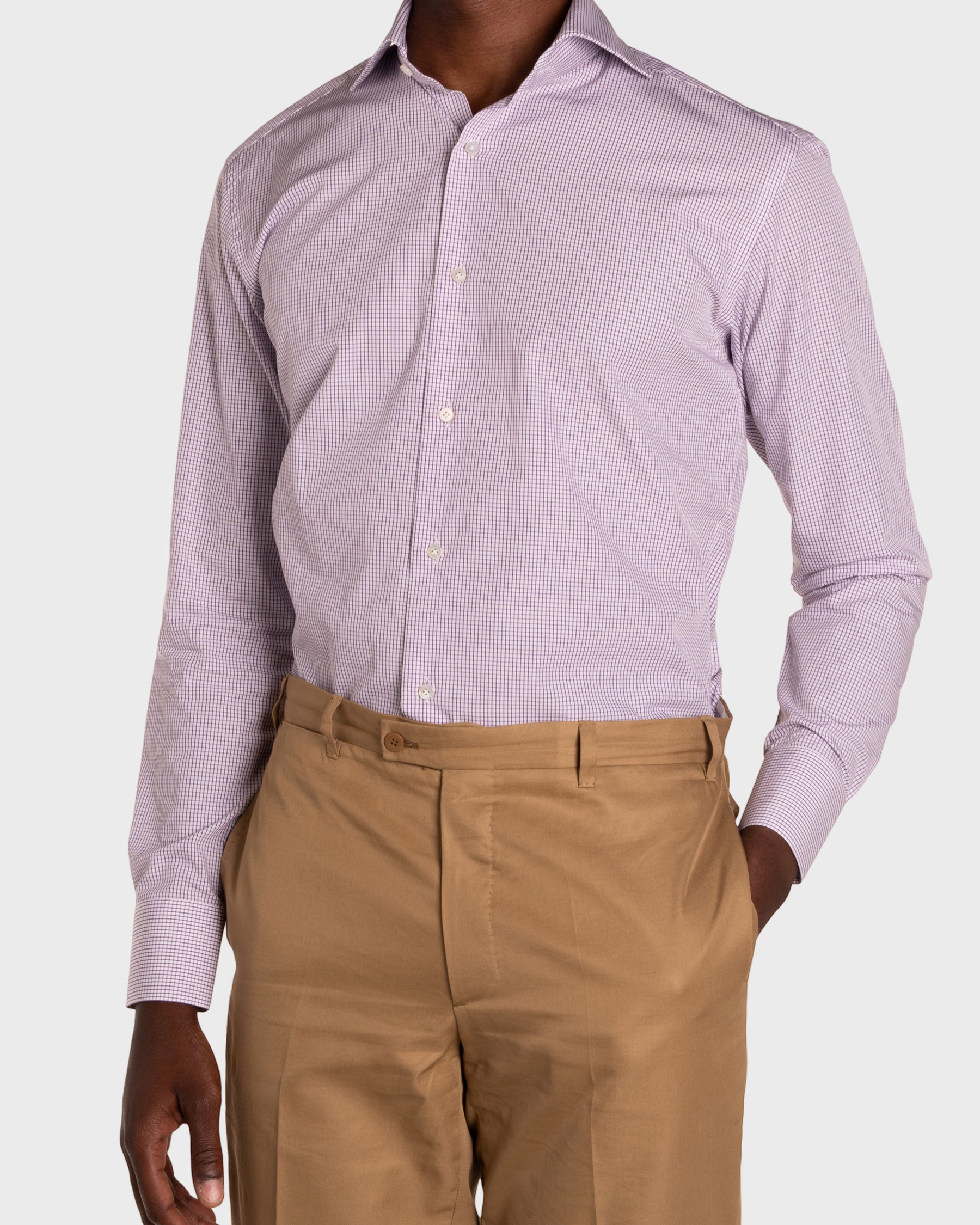 Camicia Quadri Signature Popeline