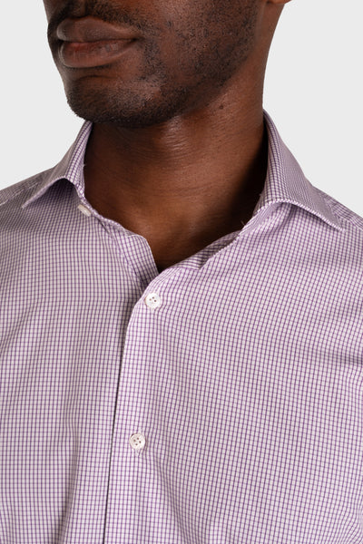 Camicia Quadri Signature Popeline