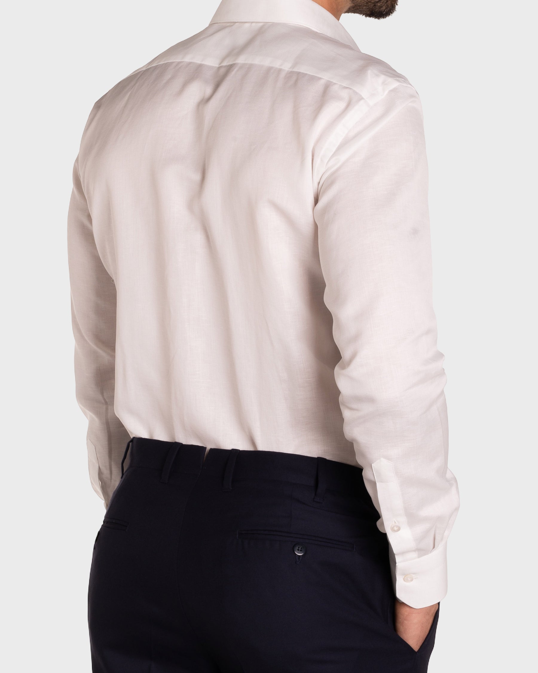 Camicia Voile Cotone Fly Front