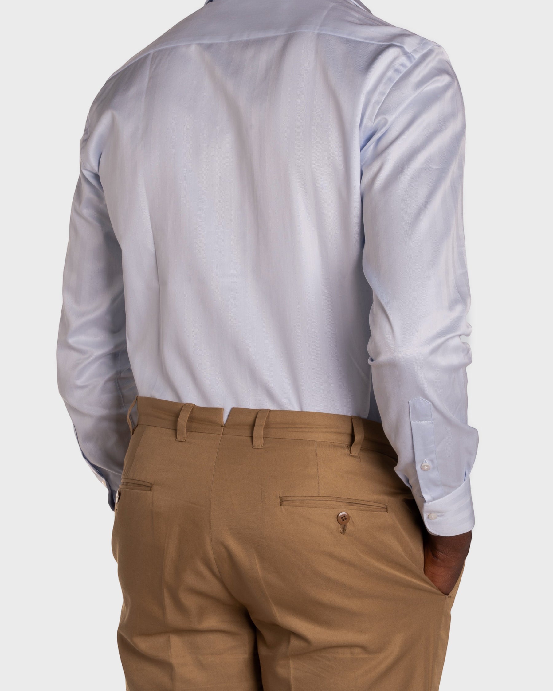 Camicia Celeste Chiaro Signature Twill