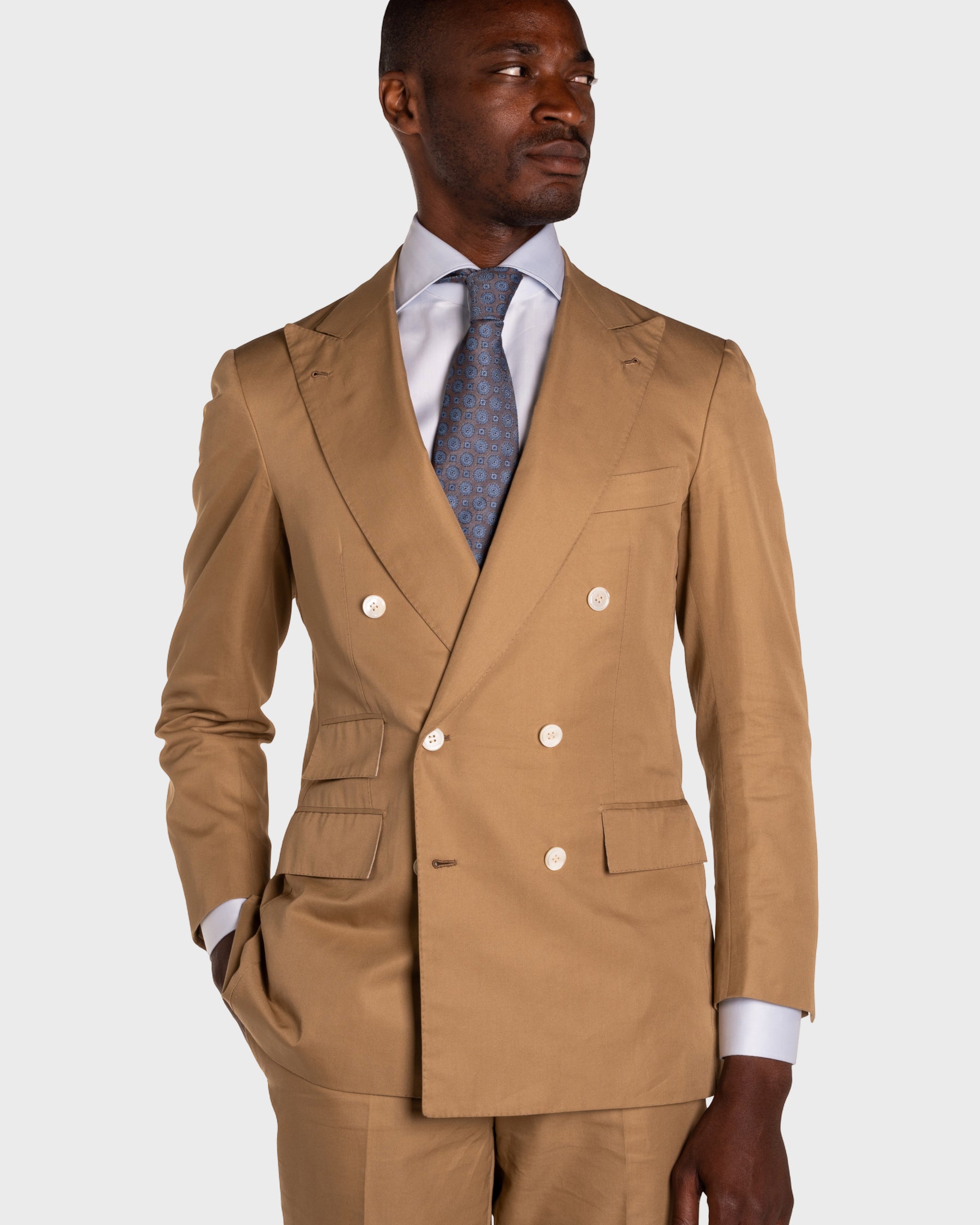 Camicia Celeste Chiaro Signature Twill