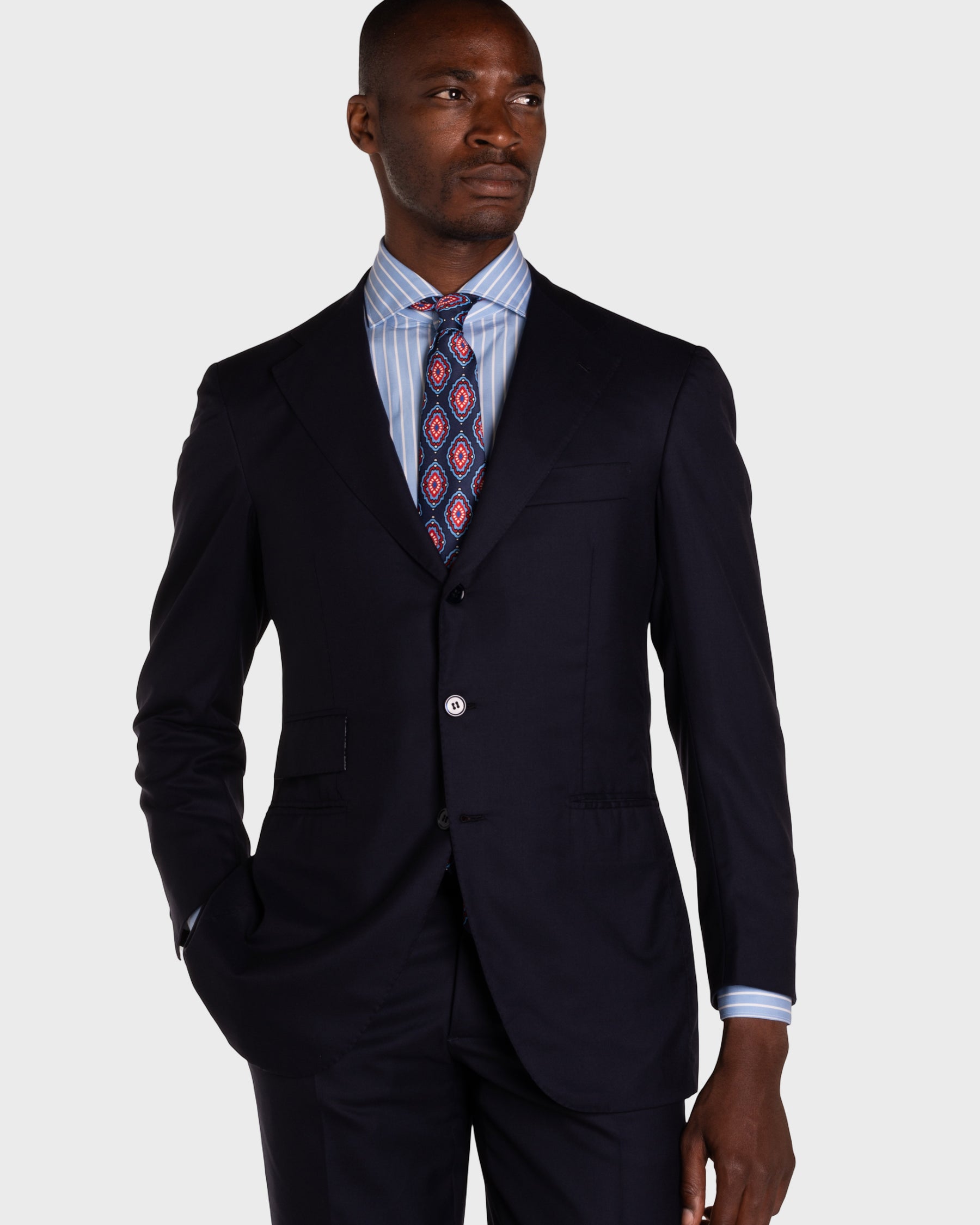 Camicia A Righe Signature Popeline