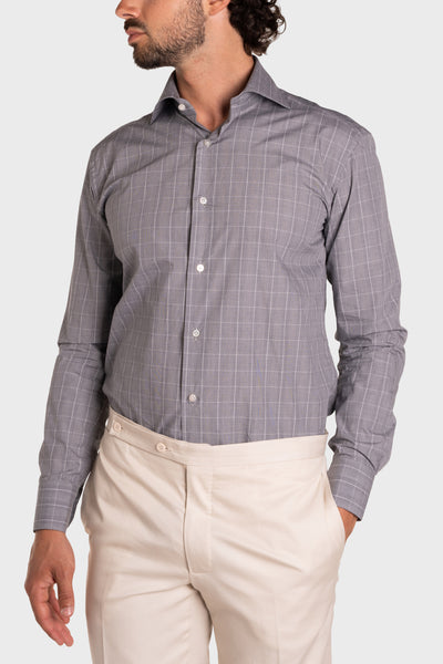 Camicia Quadri Signature Popeline