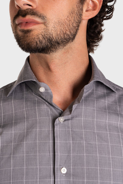 Camicia Quadri Signature Popeline