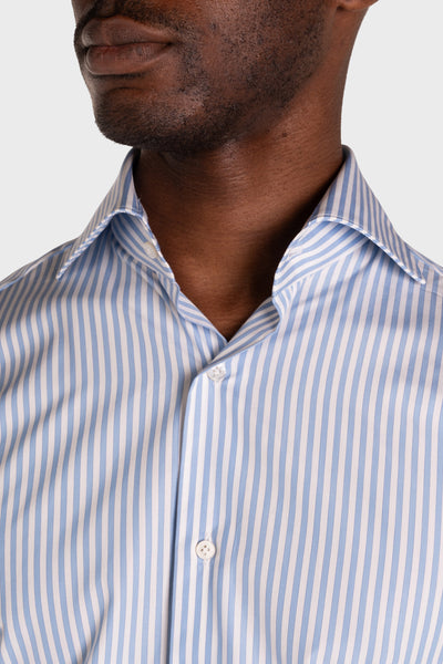 Camicia a Righe Signature Popeline