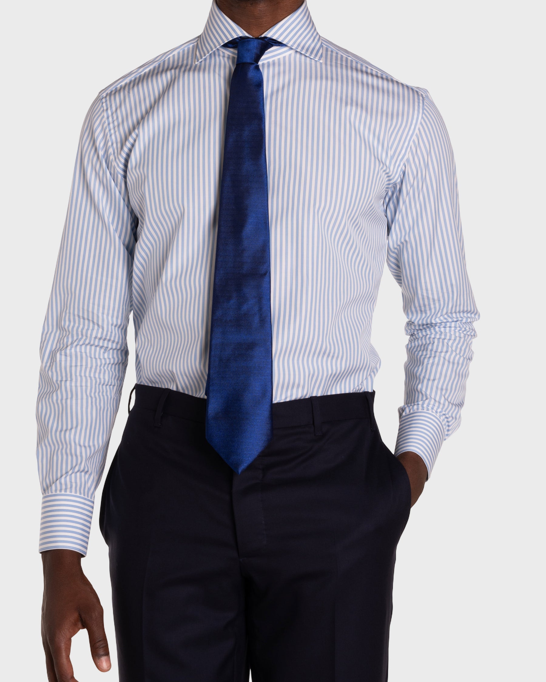 Camicia a Righe Signature Popeline