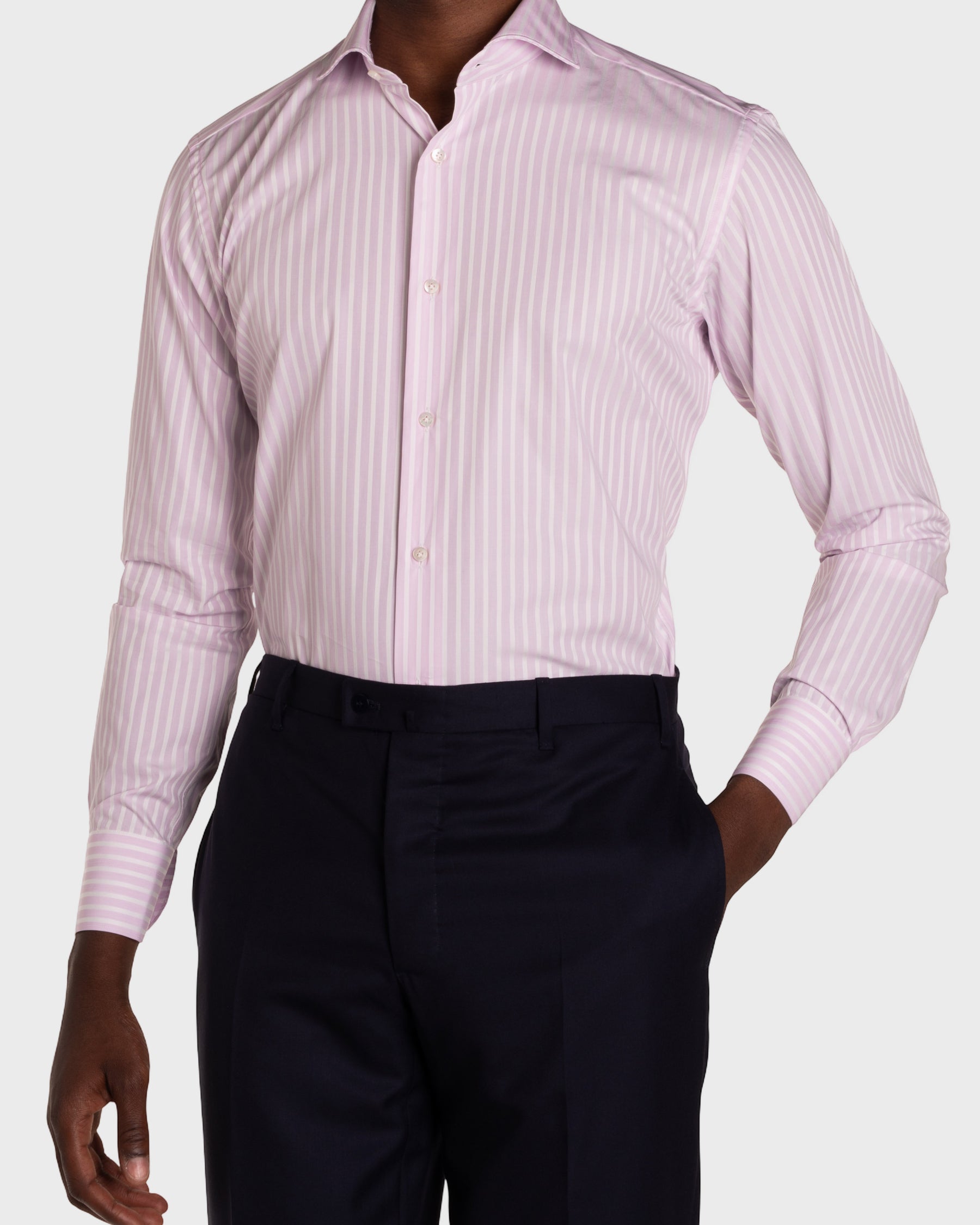 Camicia A Righe Signature Fil A Fil