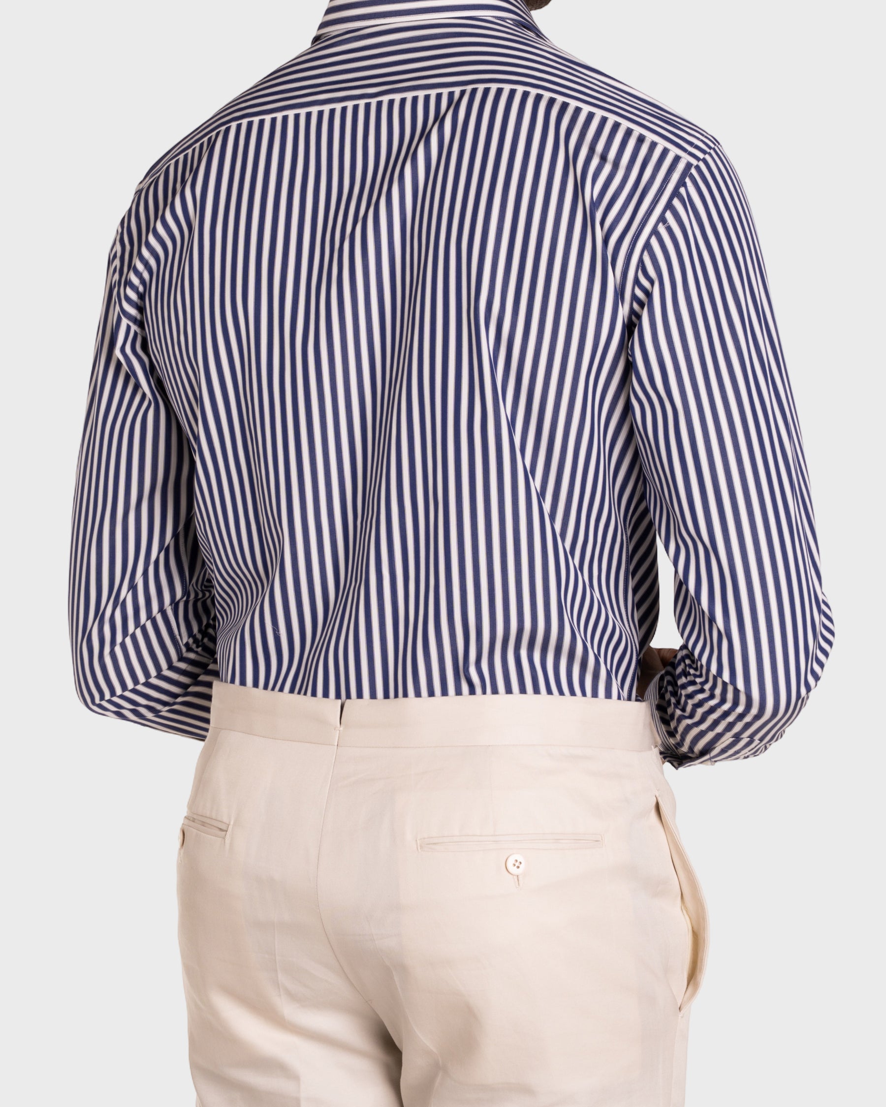 Camicia A Righe Signature Popeline