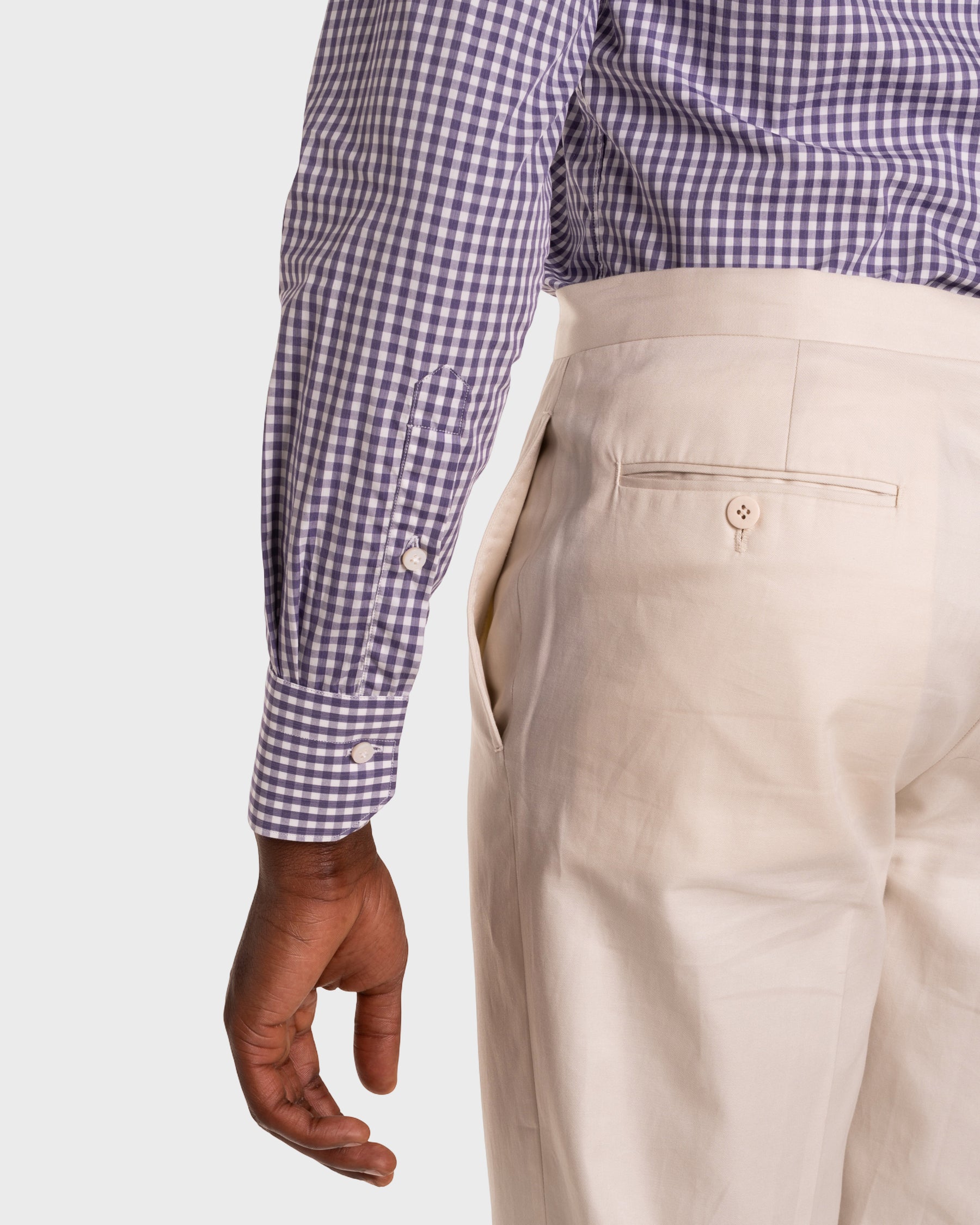 Camicia A Quadri Signature Popeline