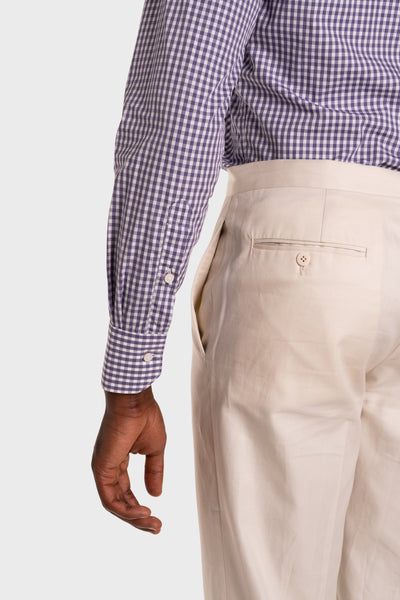 Camicia A Quadri Signature Popeline