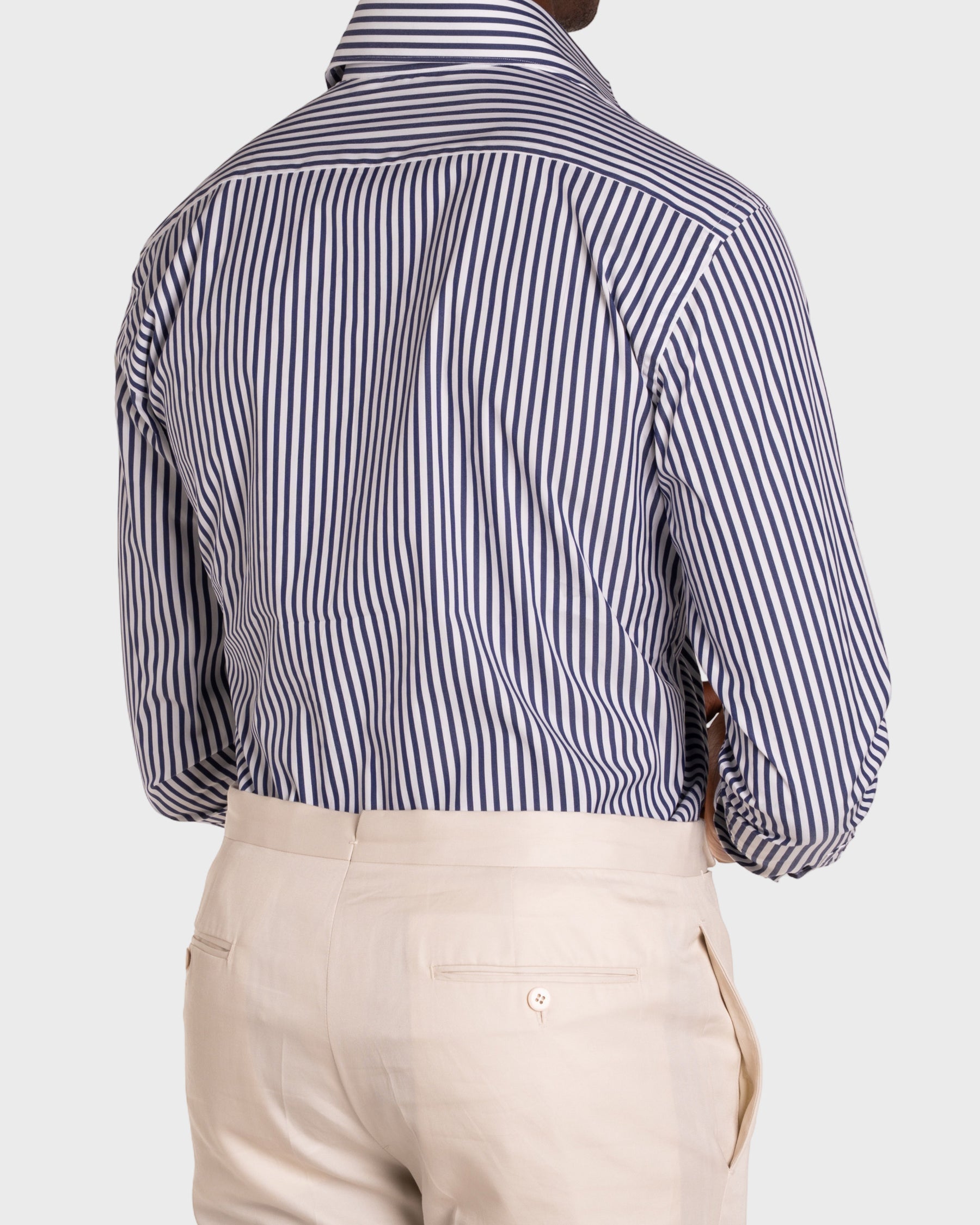 Camicia A Righe Signature Popeline