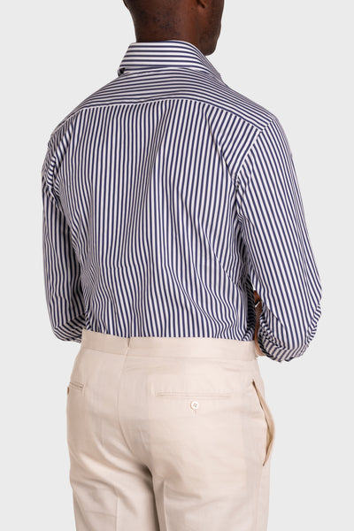 Camicia A Righe Signature Popeline