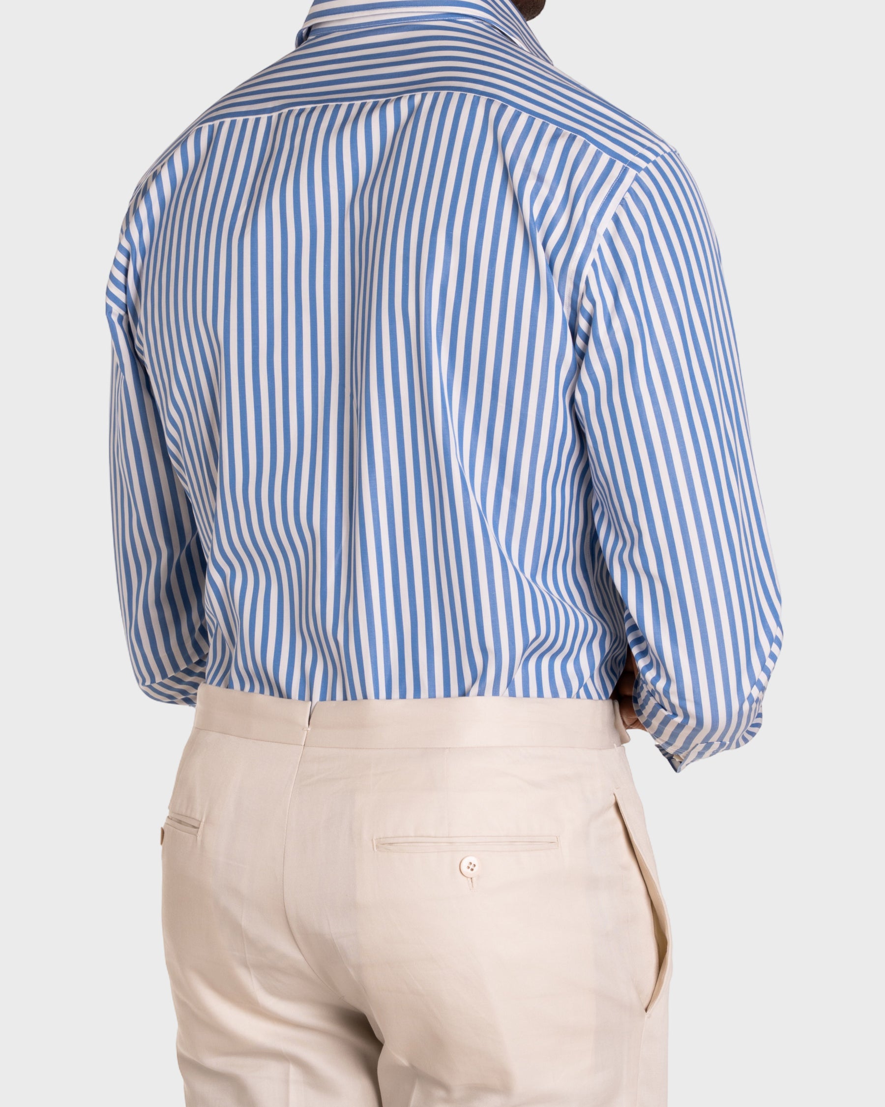 Camicia A Righe Signature Popeline