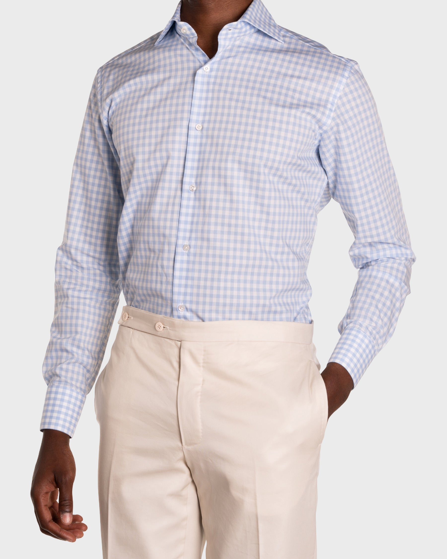 Camicia Quadri Azzurro