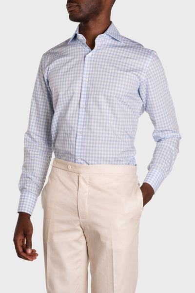 Camicia Quadri Azzurro