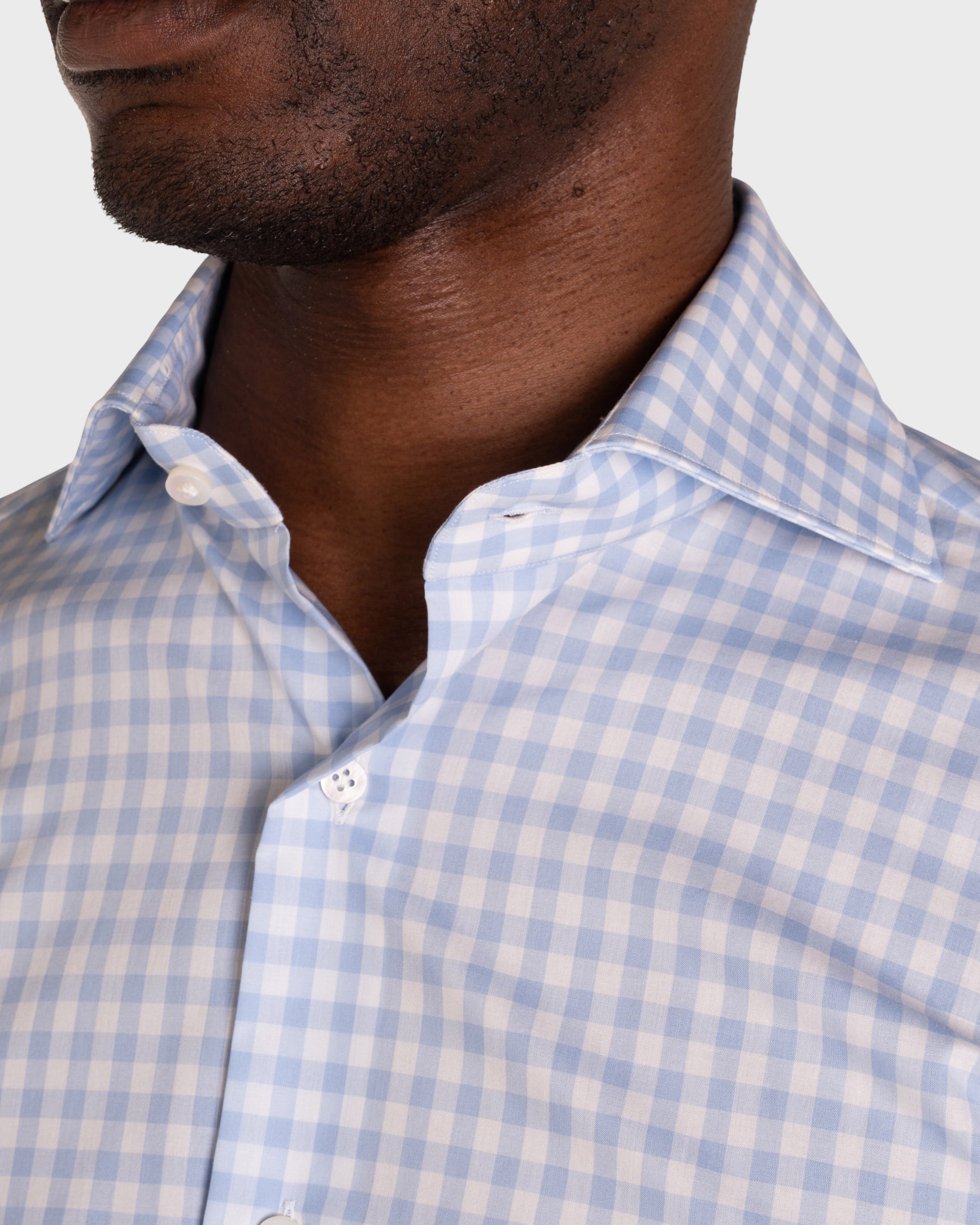 Camicia Quadri Azzurro