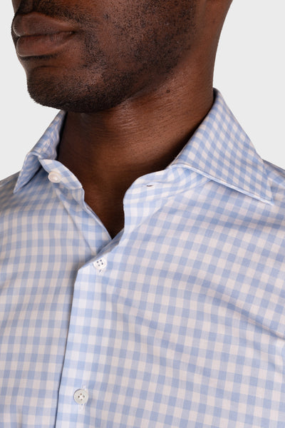 Camicia Quadri Azzurro