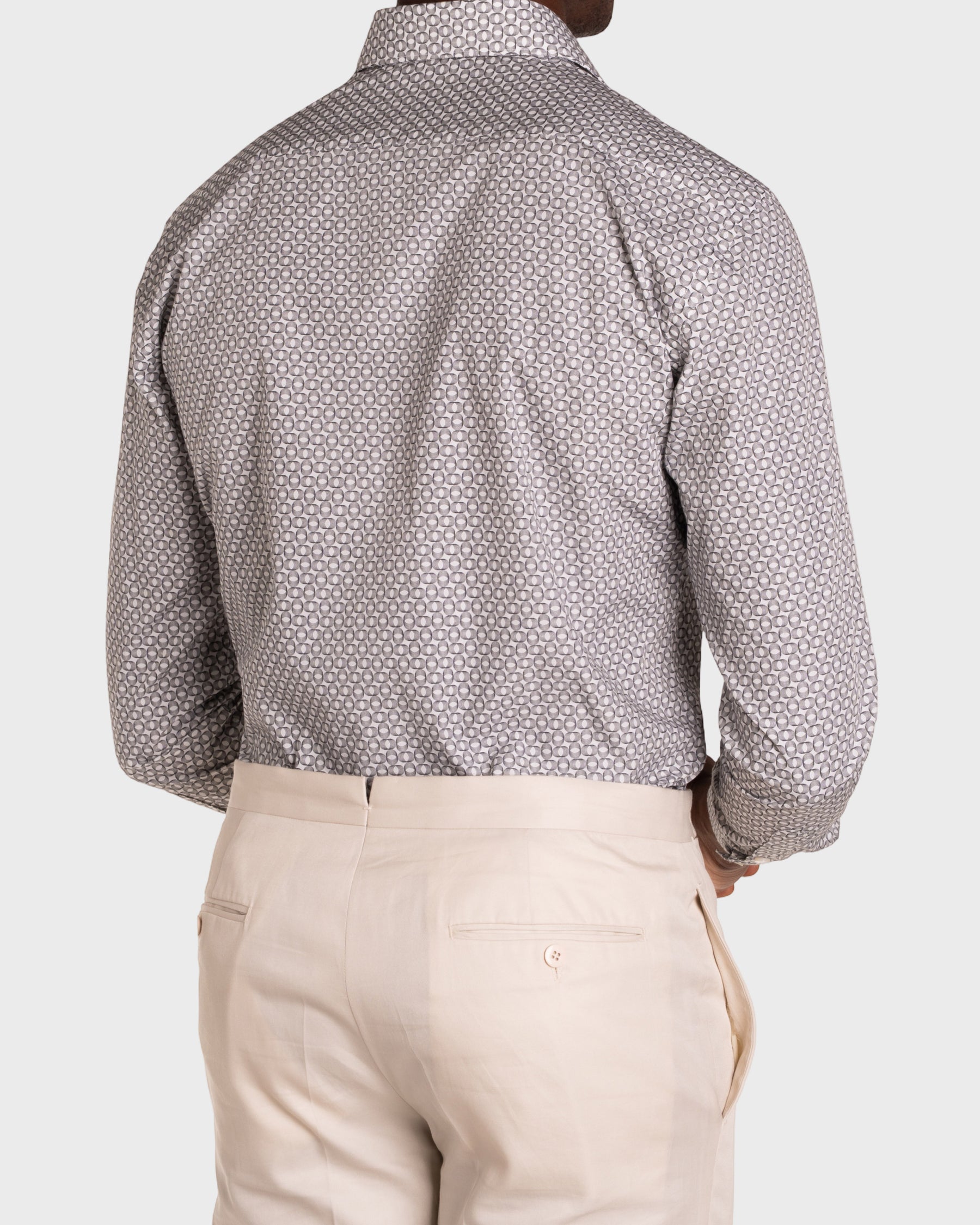 Camicia Stampa Optical Popeline