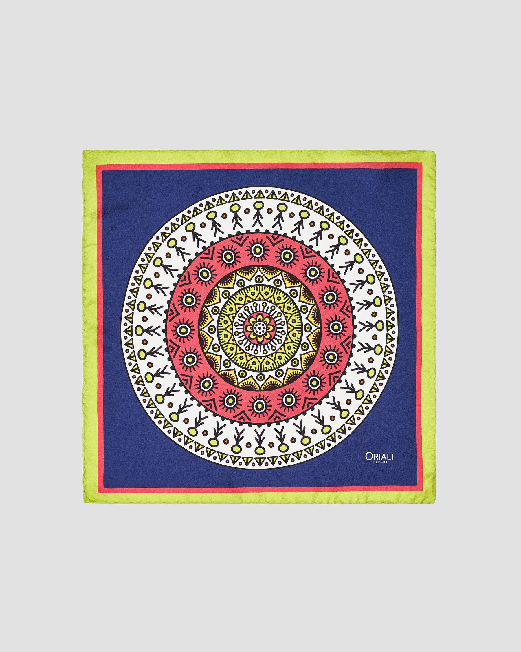 Foulard Pochette Twill Stampata