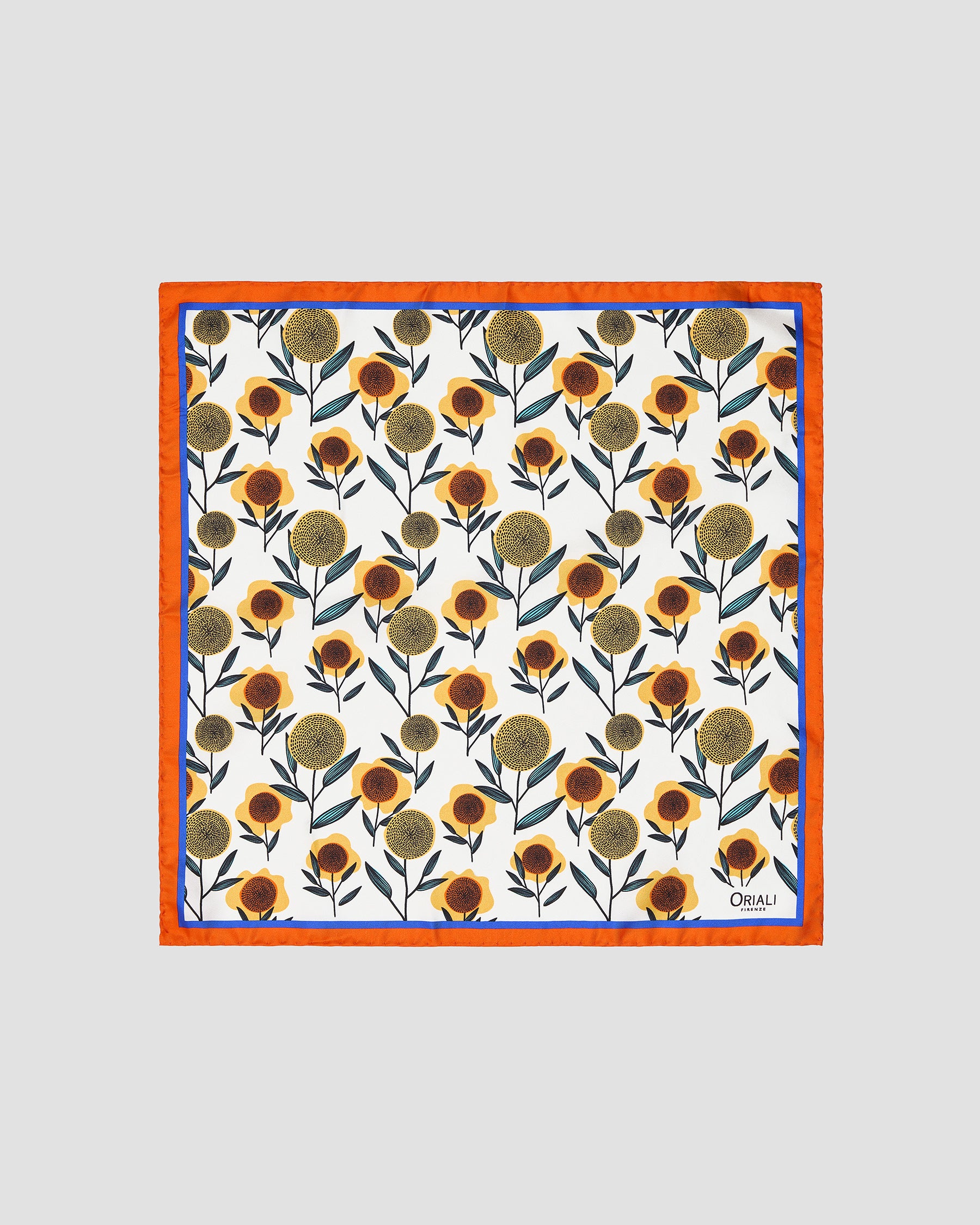 Foulard Pochette Twill Stampata