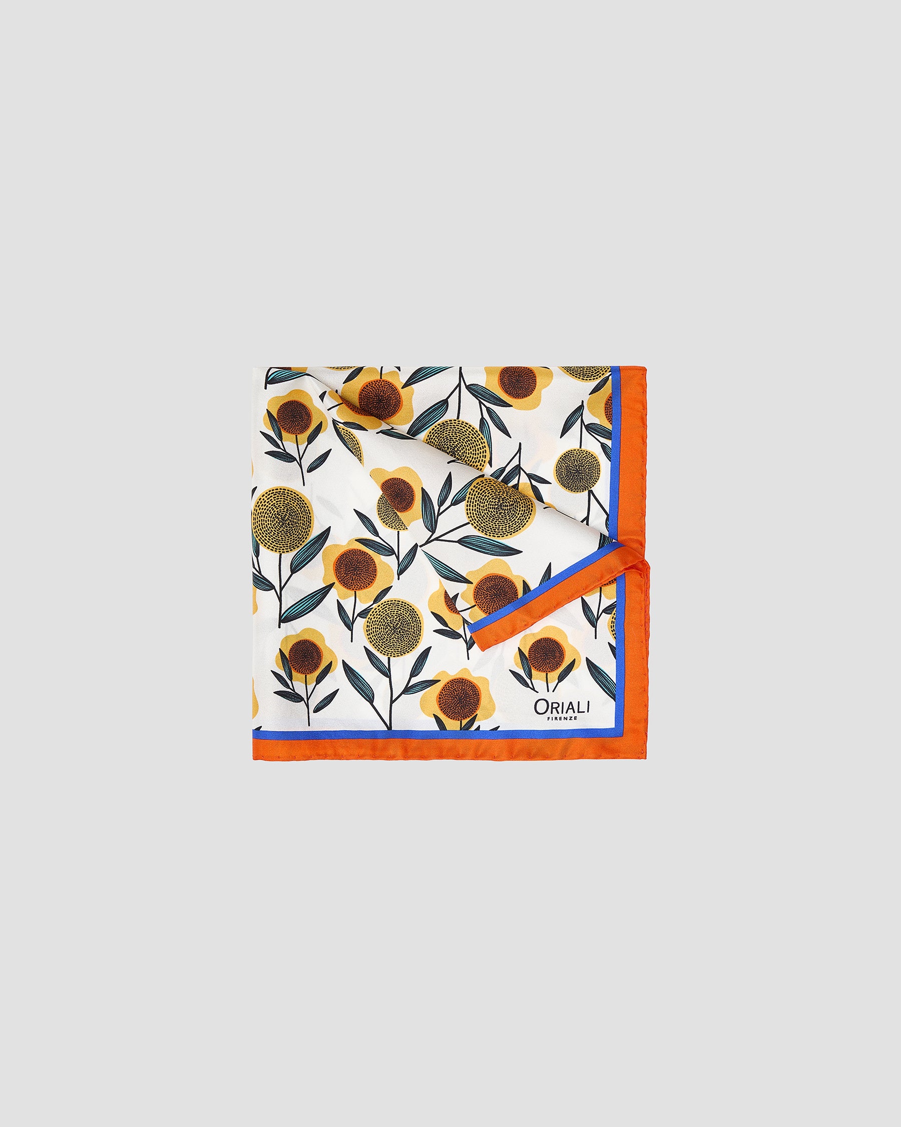 Foulard Pochette Twill Stampata