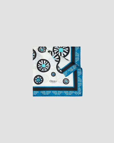 Printed Twill Pocket Square Scarf