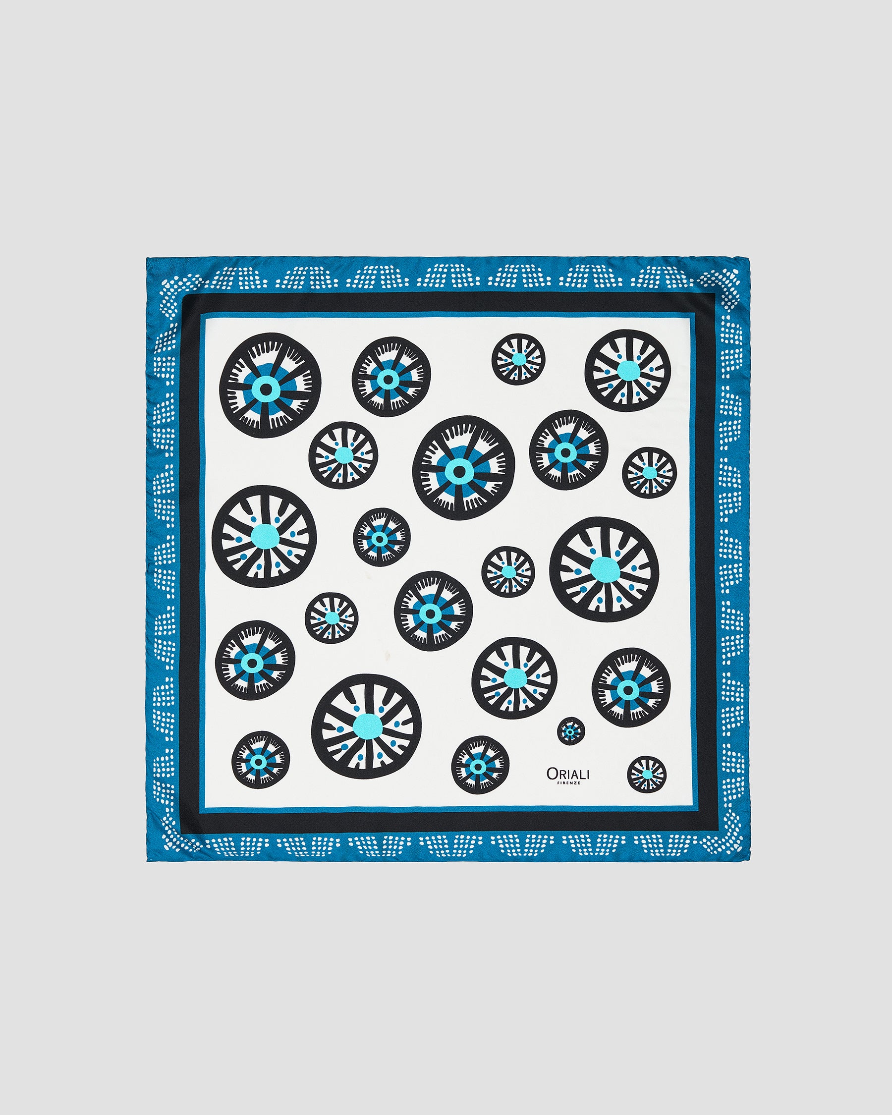 Foulard Pochette Twill Stampata