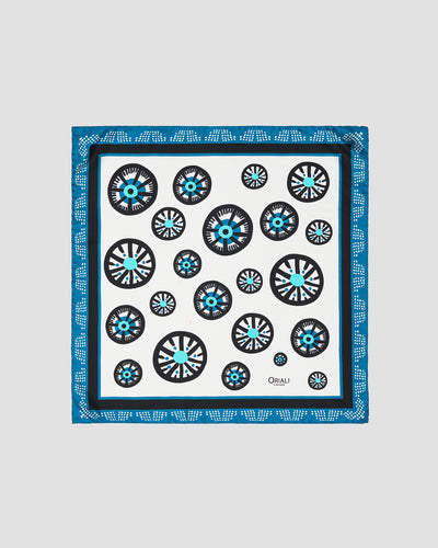 Printed Twill Pocket Square Scarf