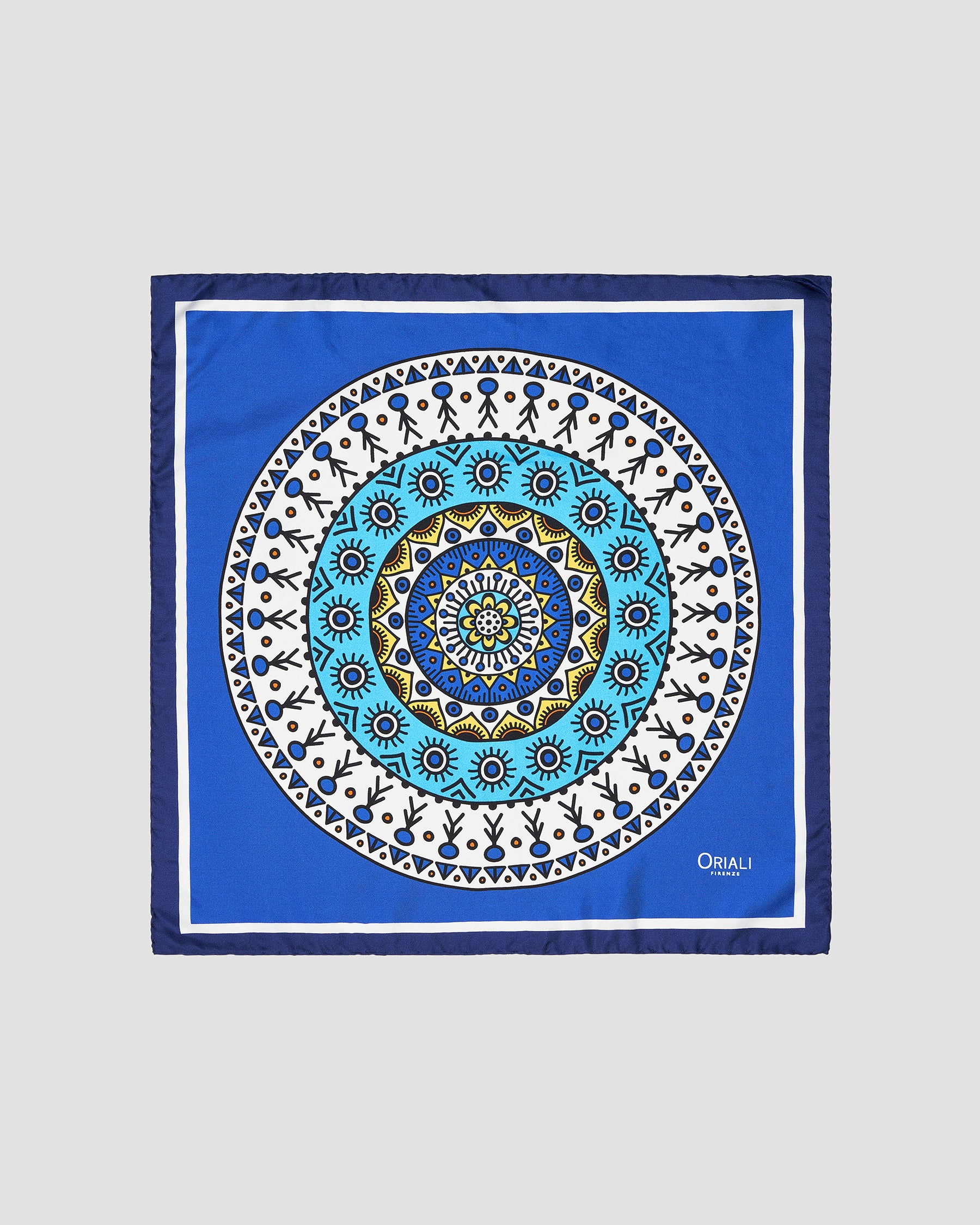 Foulard Pochette Twill Stampata