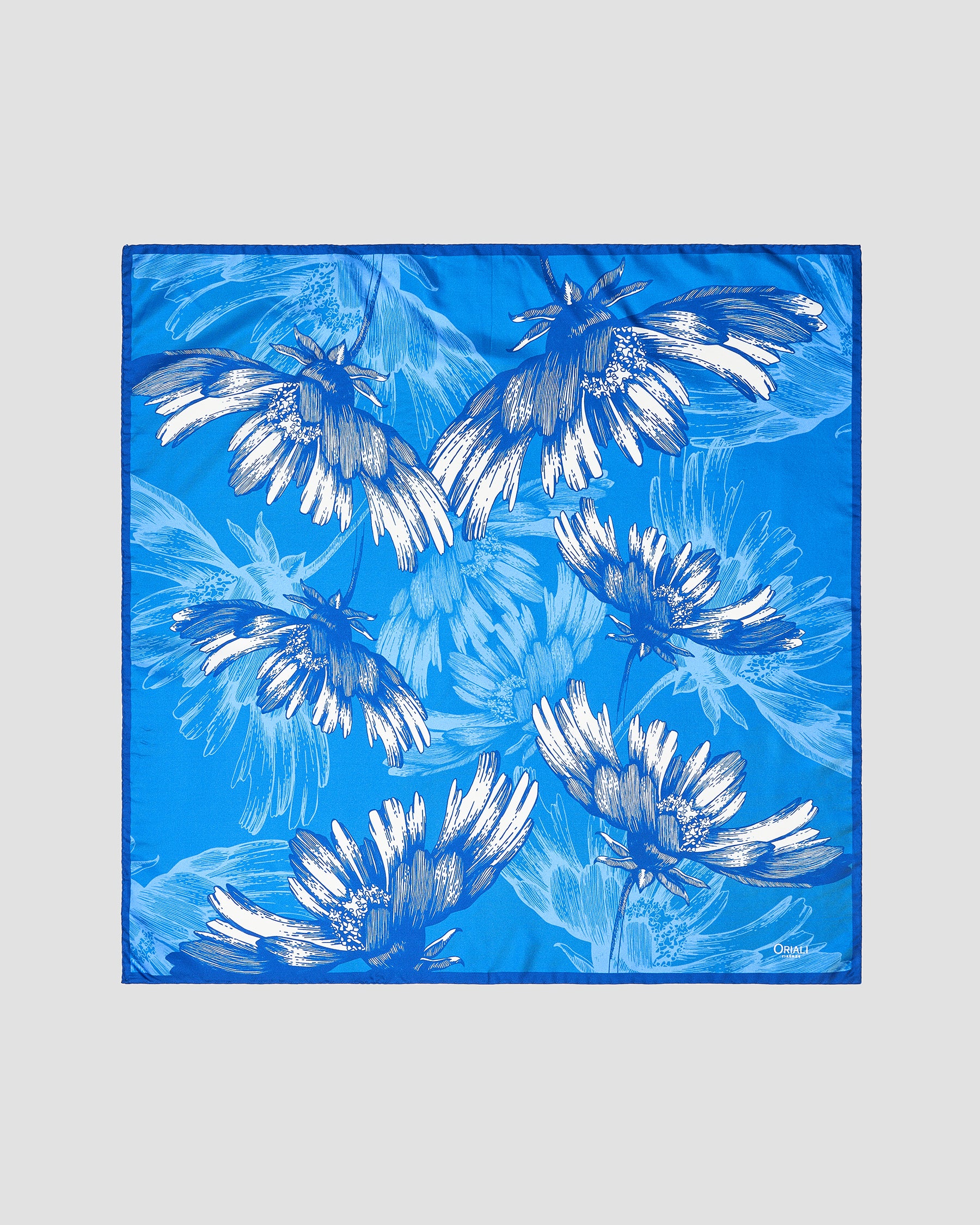 Foulard Floreale Twill Stampa