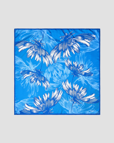 Foulard Floreale Twill Stampa