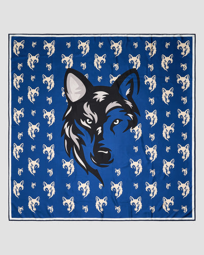 Wolf Design Scarf Twill Print