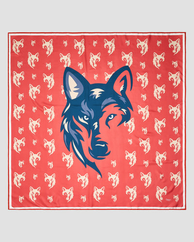 Wolf Printed Twill Scarf