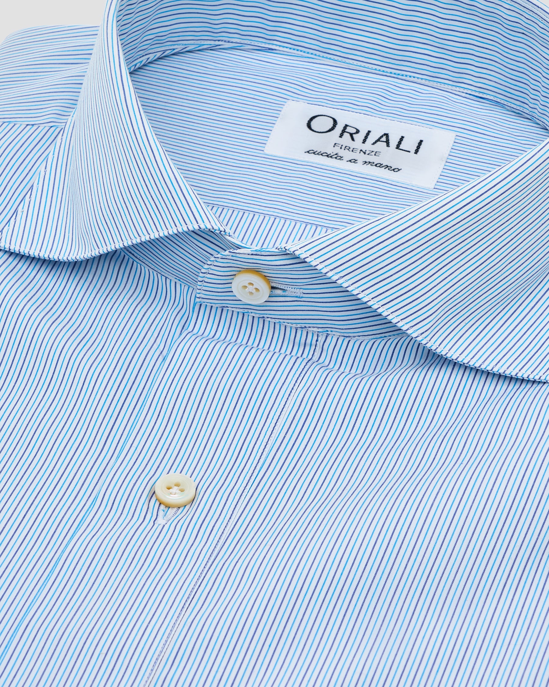 Polo Camicia a  Righe Popeline