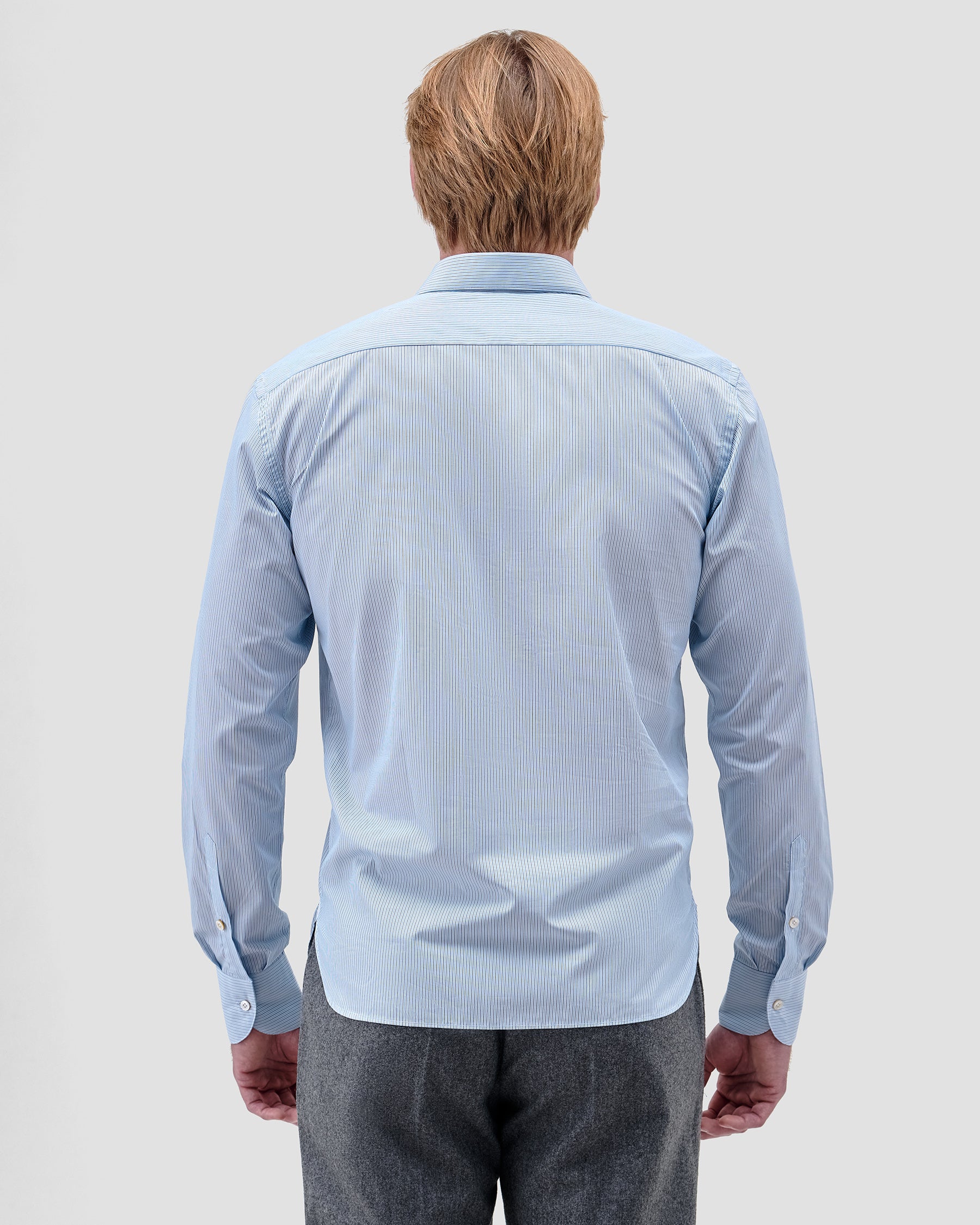 Polo Camicia a  Righe Popeline