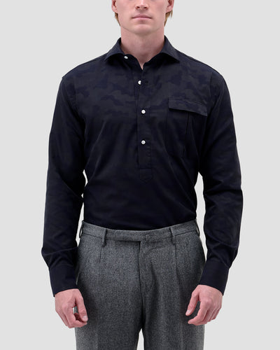 Polo Camicia Camouflage Popeline