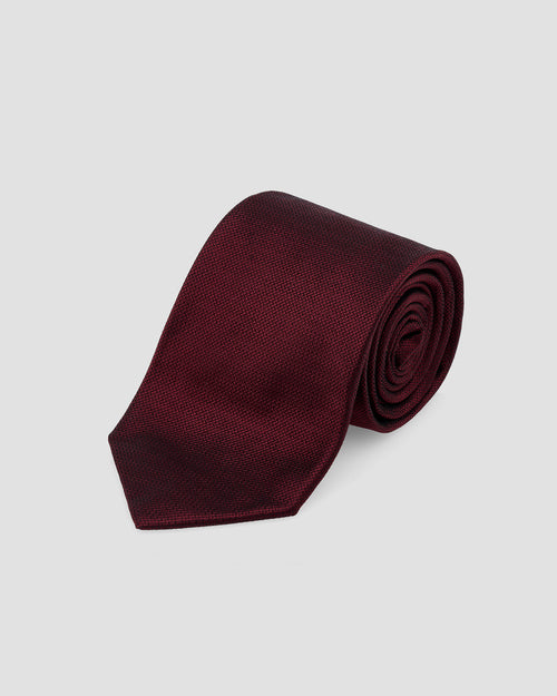 Cravatta Tinta Unita Jacquard