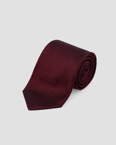 Solid Color Jacquard Tie