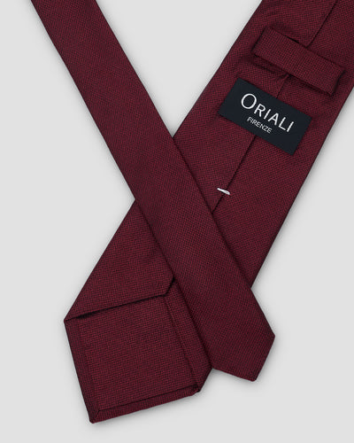 Solid Color Jacquard Tie