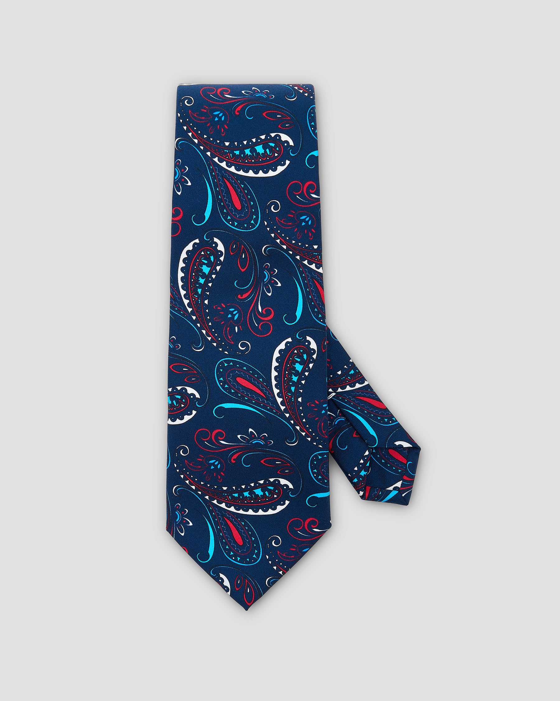 Cravatta Stampa Paisley Twill Seta