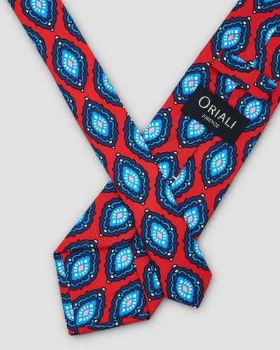 Asia Twill Silk Print Tie