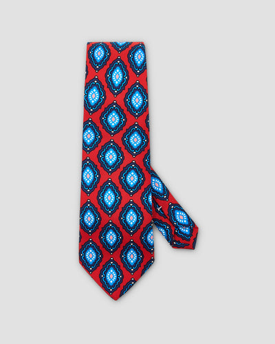 Asia Twill Silk Print Tie
